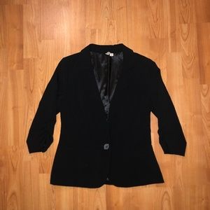 Frenchi Three Quarter Sleeve Blazer Small